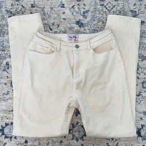 crybaby white corduroy skinny pants size small